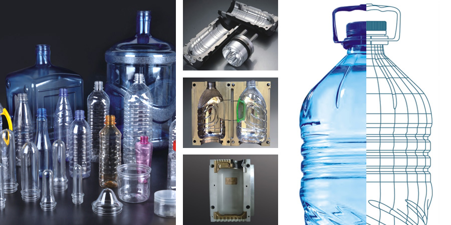 Como é feita a criação de molde PET?